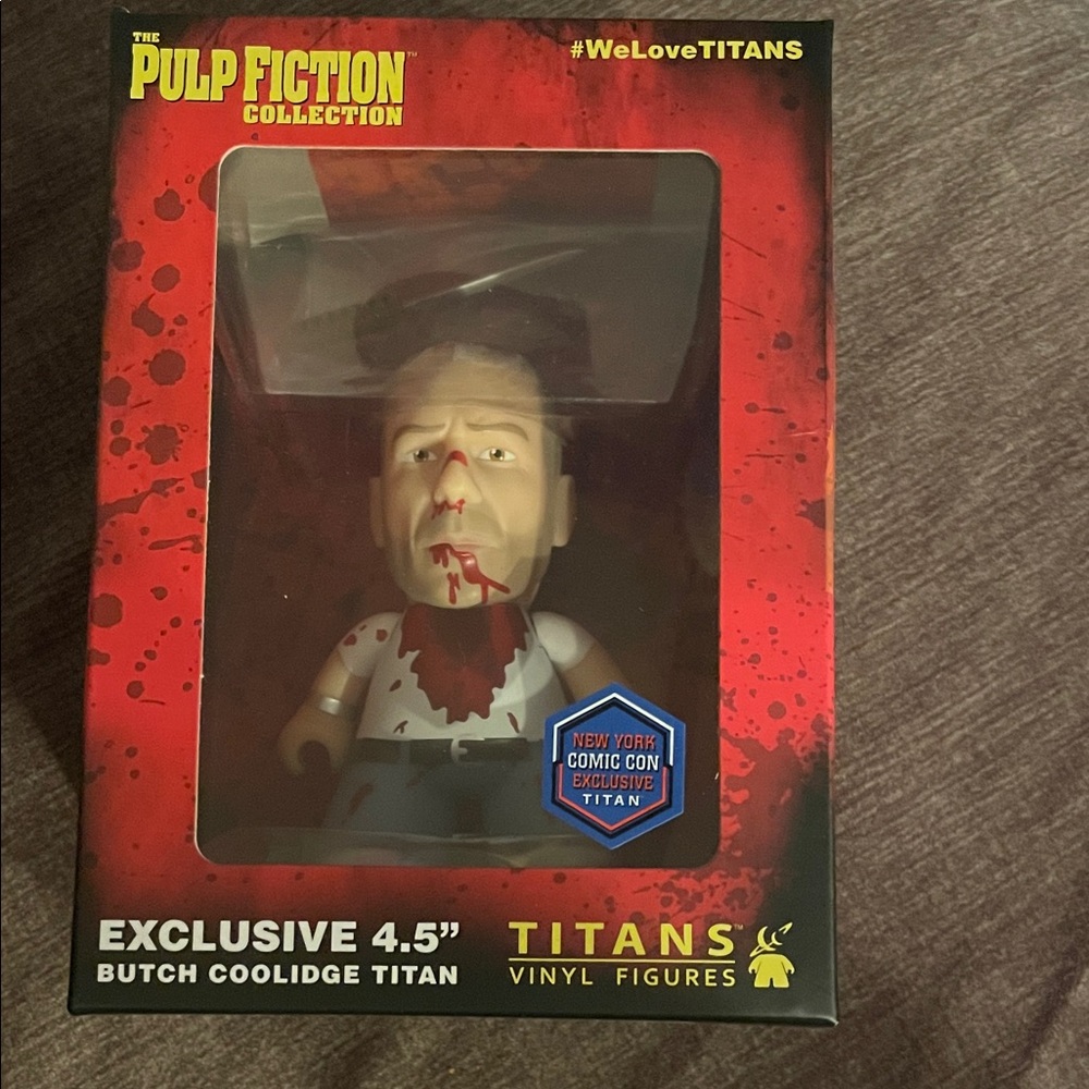 Titan Exclusive Vinyl Figure with Red and Blue Accents
